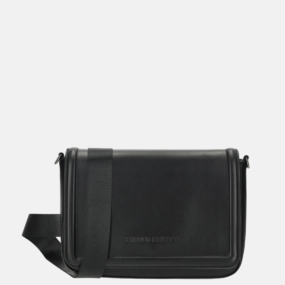 Enrico Benetti Luca crossbody tas zwart